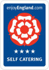 Woodside Barn has been awarded 4 Stars by Enjoy England